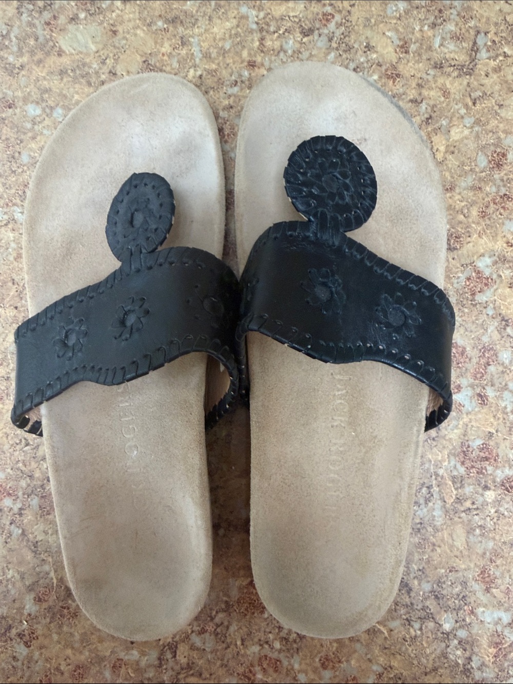 Jack Rogers comfort sandal in Black
